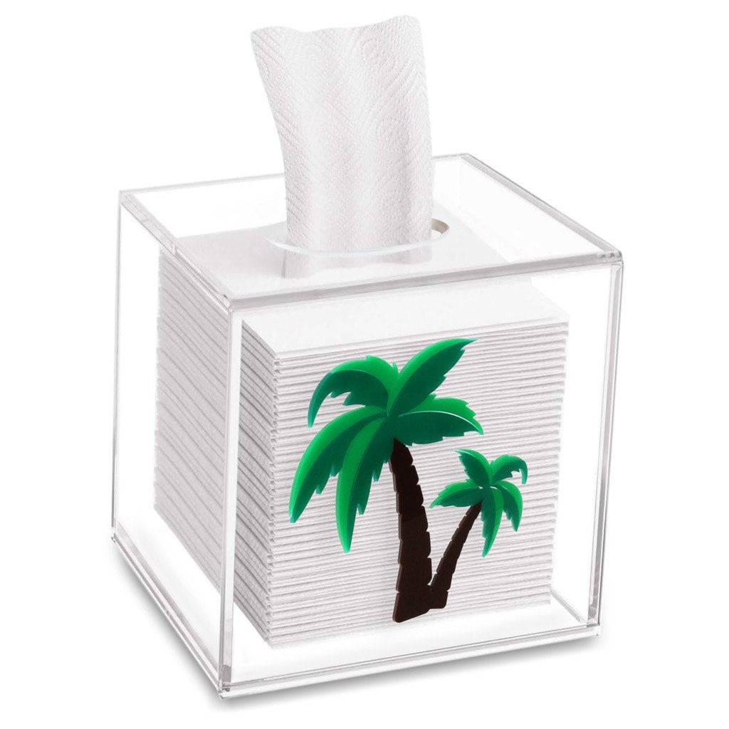The Tropical Collection: The Palm Tissue Box