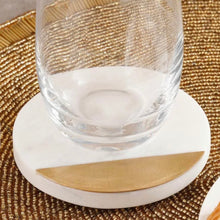Load image into Gallery viewer, The Oro Marble Set of Four Coasters
