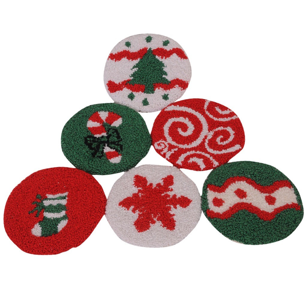 The Christmas Tufted Single Coaster