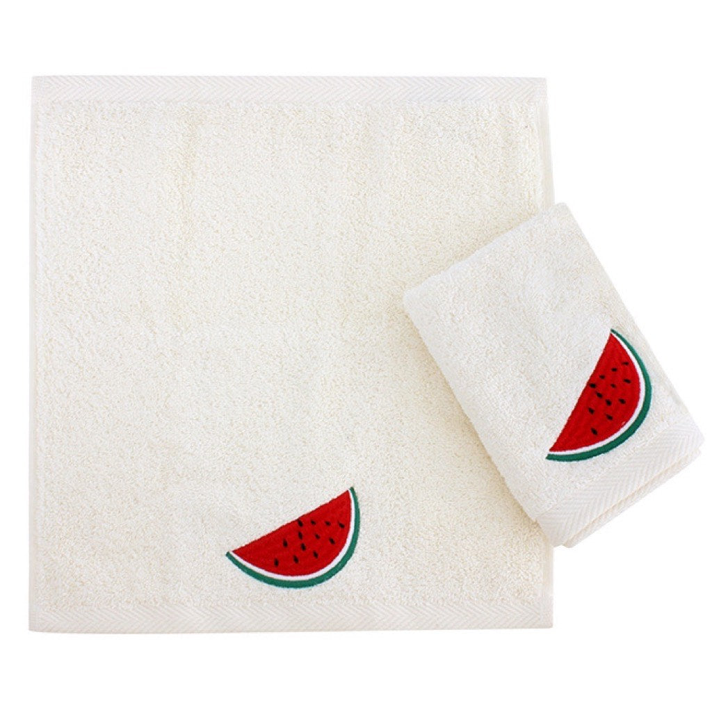 The Watermelon Guest Towel Set of Two