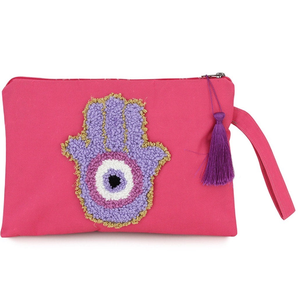 The Waterproof Purple Kaff Pouch in Fuchsia