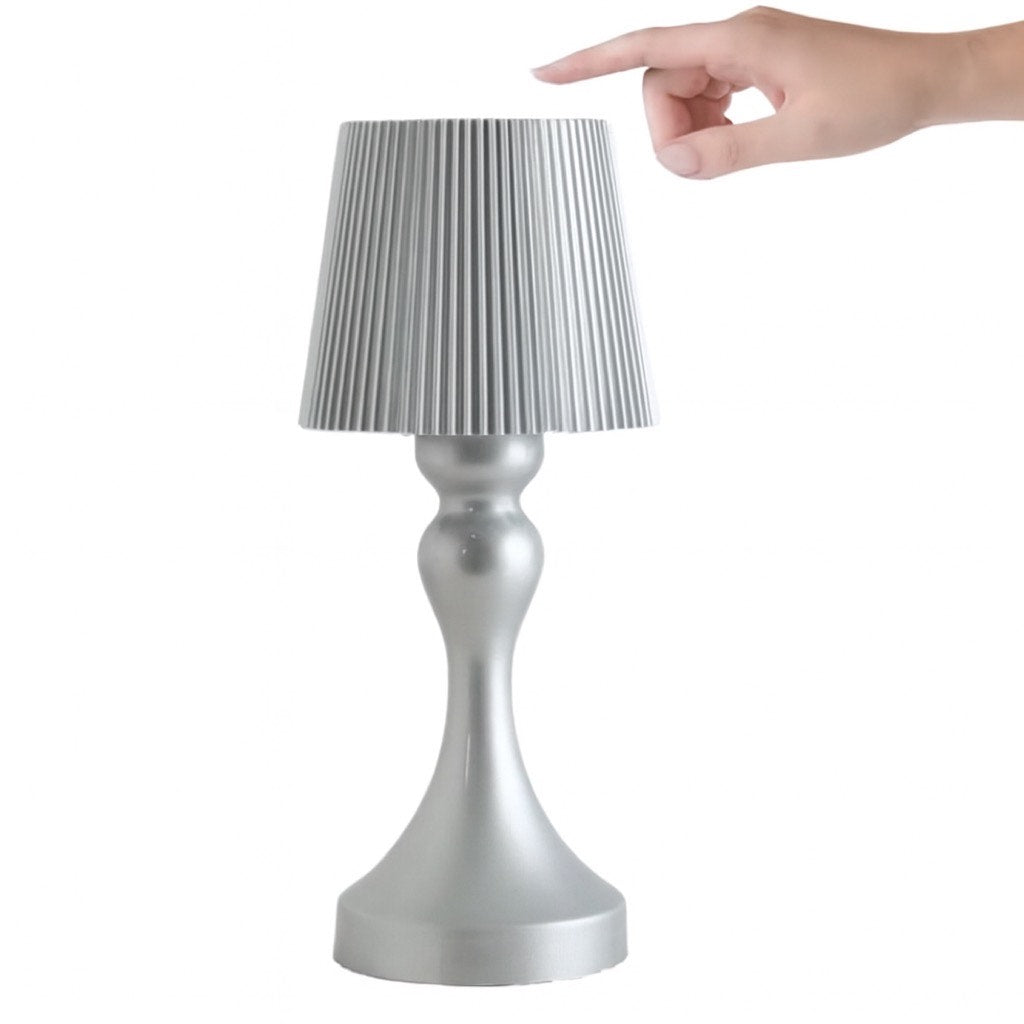 The Aureli Wireless Lamp in Silver