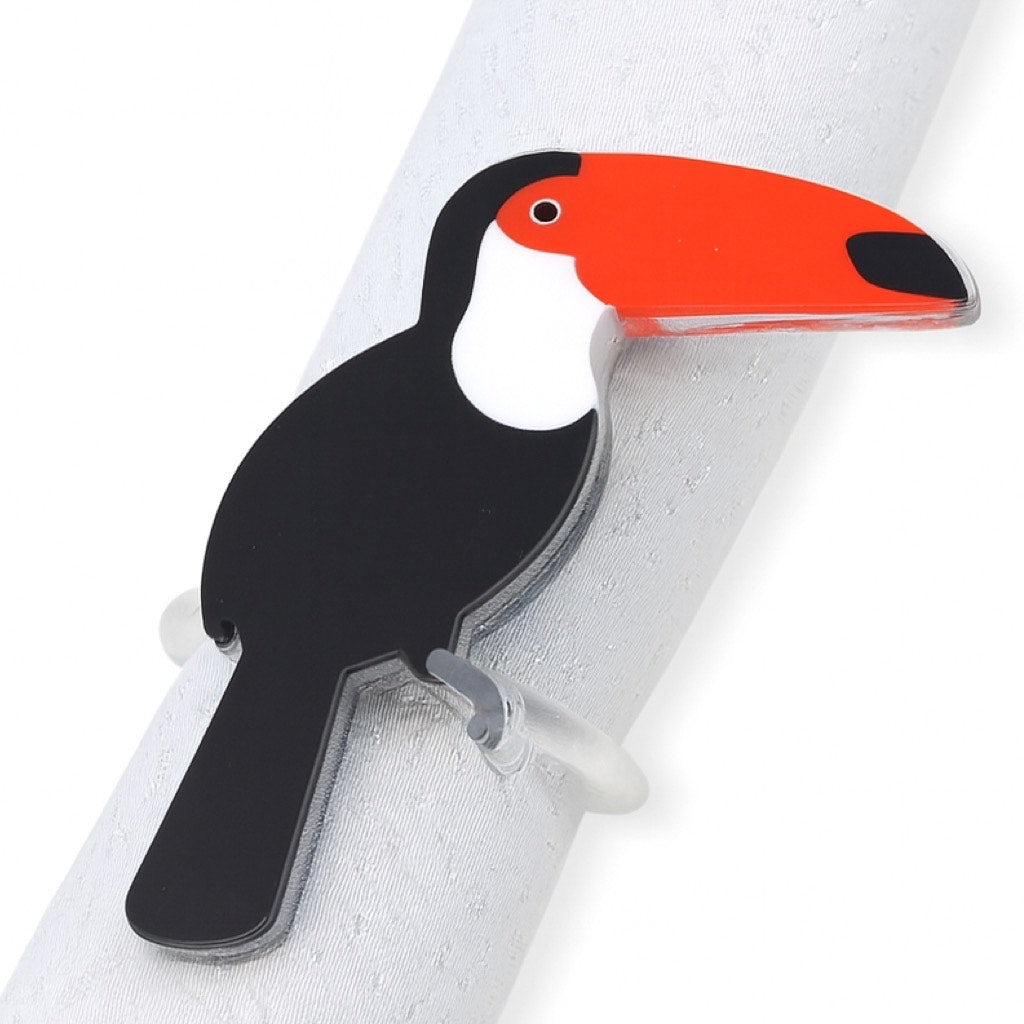 The Toucan Single Plexiglass Napkin Ring