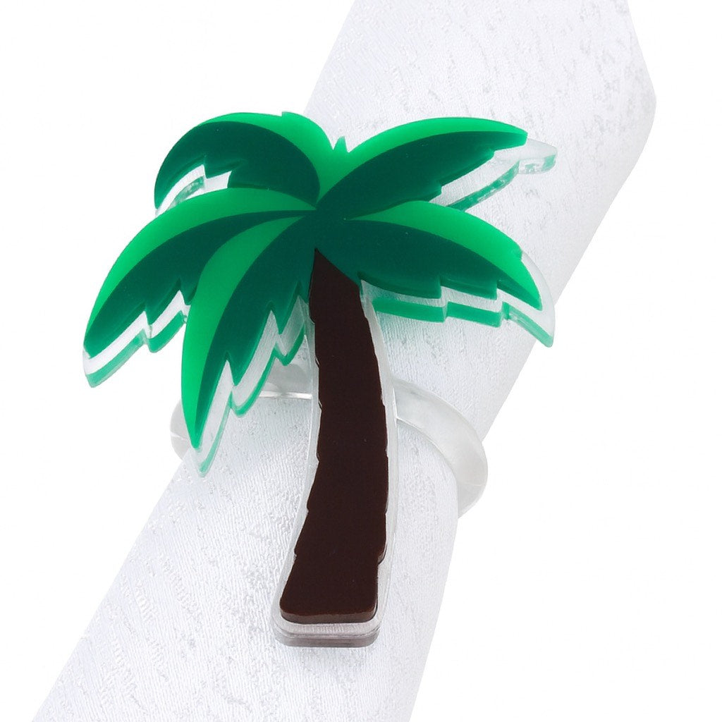 The Palm Plexiglass Single Napkin Ring