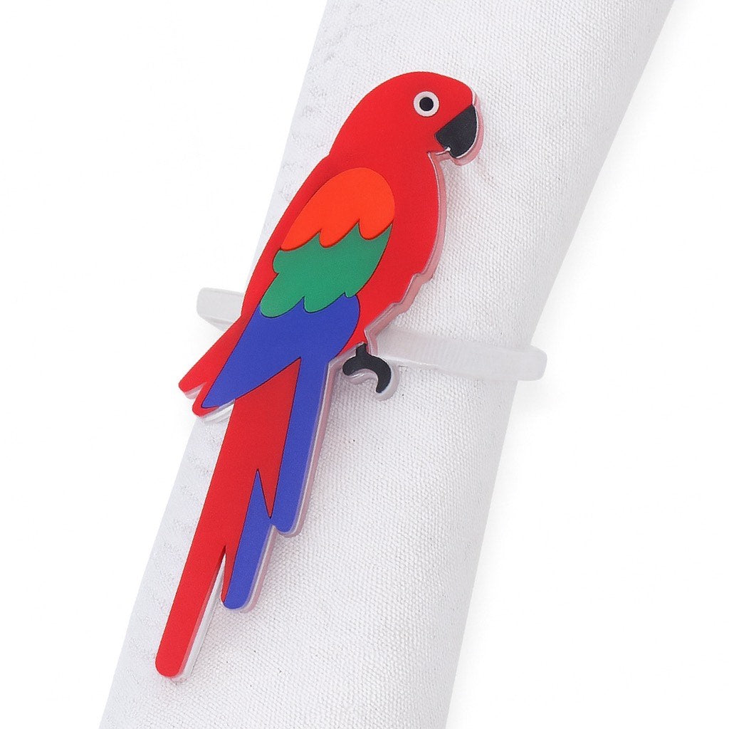 The Macaw Plexiglass Single Napkin Ring