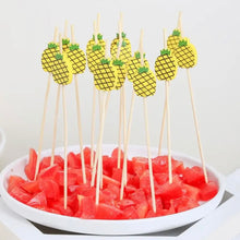 Load image into Gallery viewer, Pack Of 50 Pineapple Appetizer Sticks
