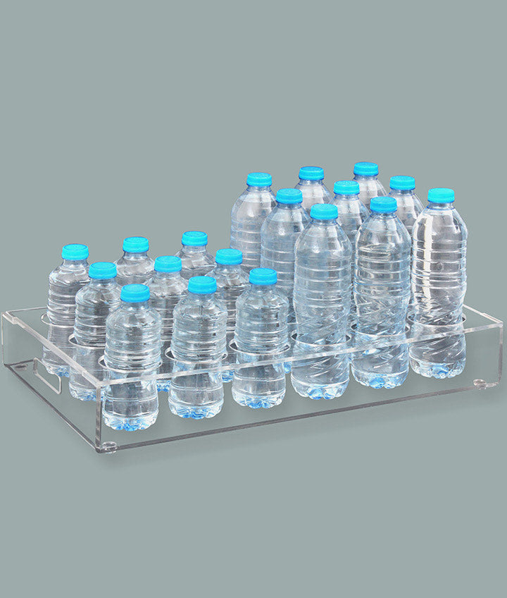 The 18 Water Bottle Plexiglass Holder