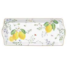 Load image into Gallery viewer, Fleurs Et Citrons Serving Dish
