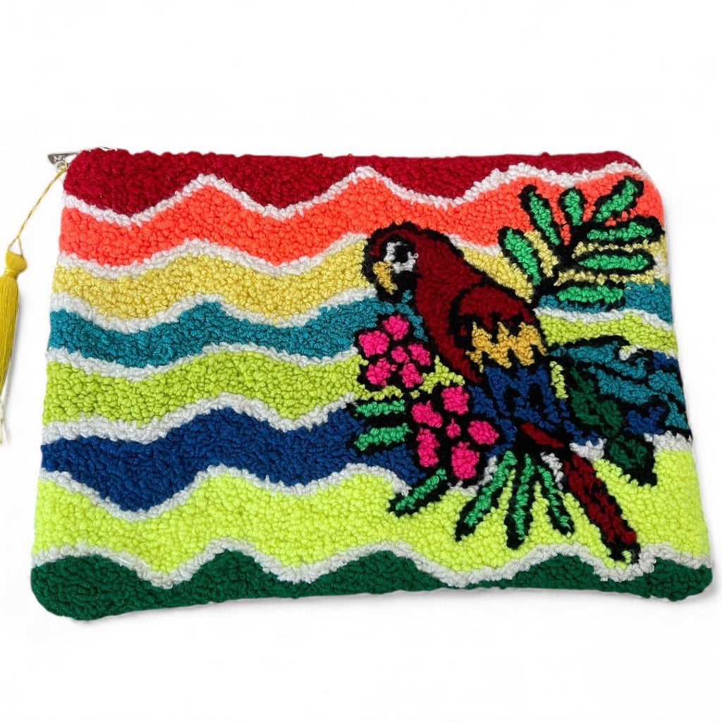 The Parrot Tufted Clutch
