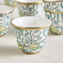 Load image into Gallery viewer, The Gardenia Royale Arabic Coffee Cup Set
