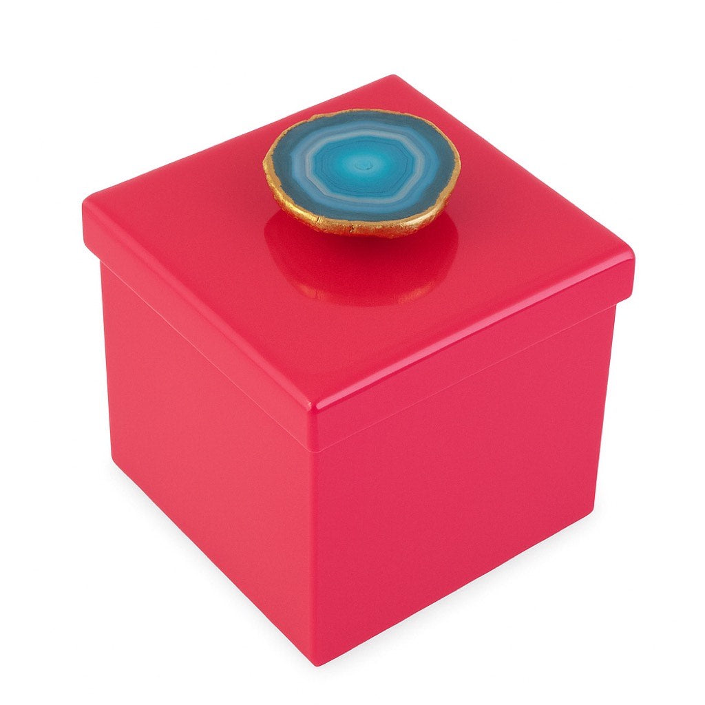 The Legacy Collection: Agate Box in Fuchsia