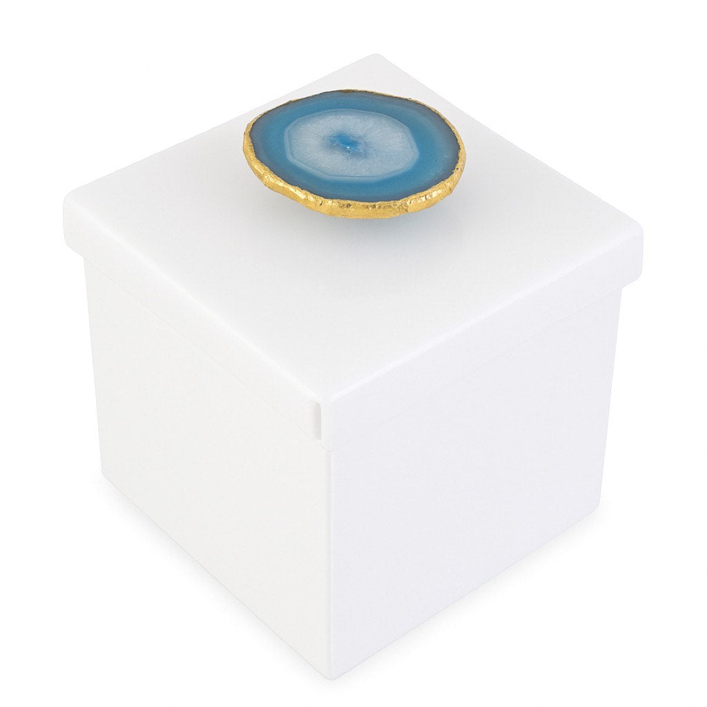 The Legacy Collection: Agate Box in White