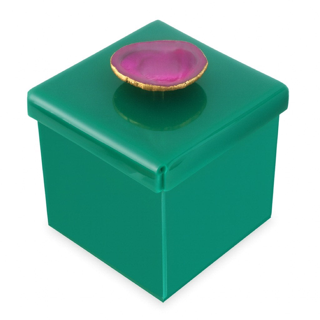 The Legacy Collection: Agate Box in Emerald
