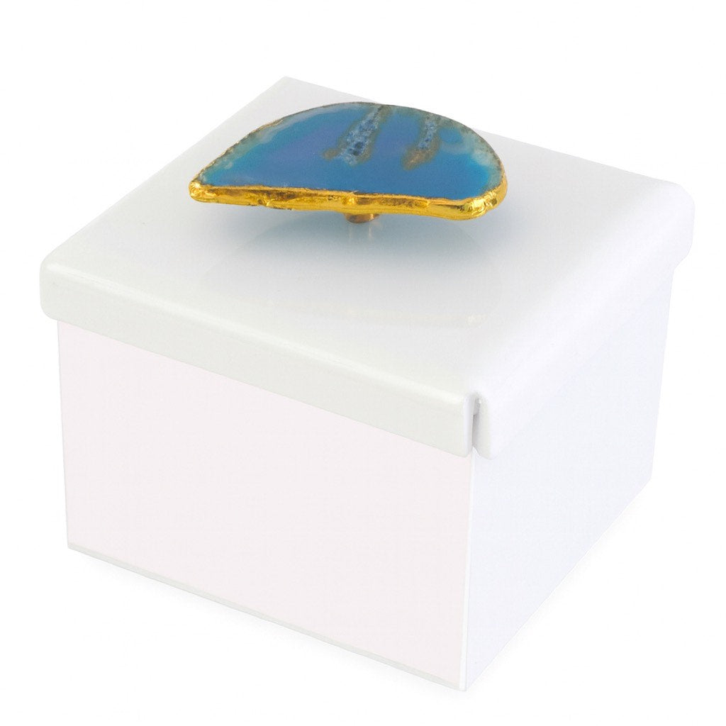 The Legacy Collection: Agate Box in White