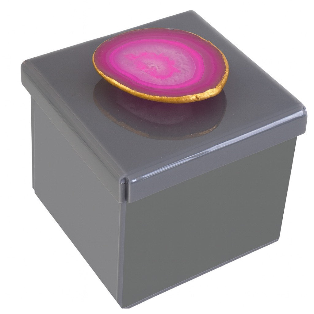 The Legacy Collection: Agate Box in Grey