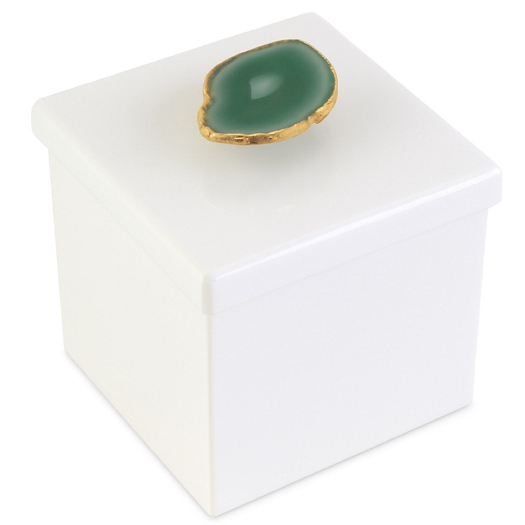 The Legacy Collection: Agate Box in White