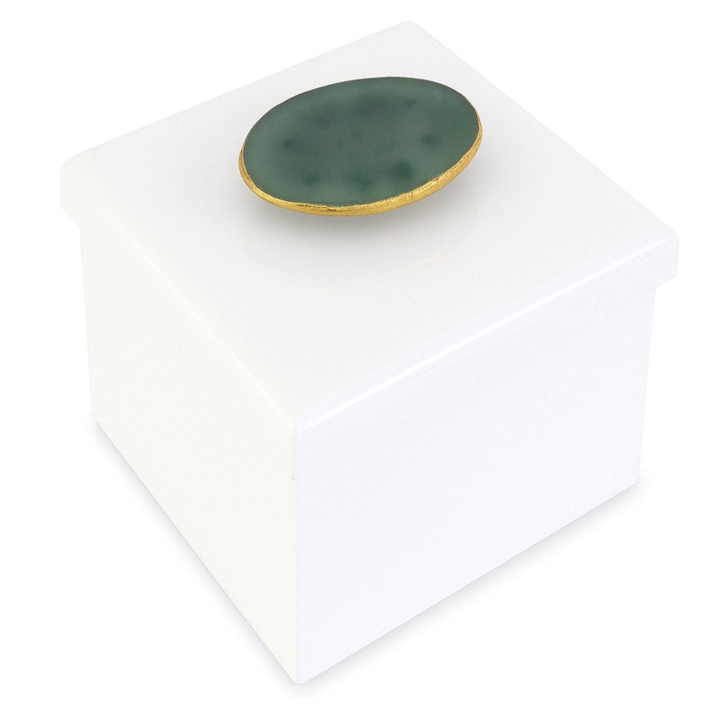 The Legacy Collection: Agate Box in White