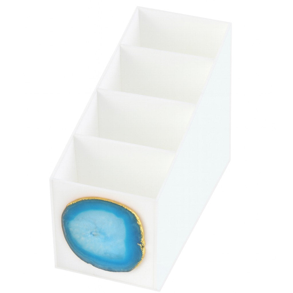 The Legacy Agate Remote Organizer in White