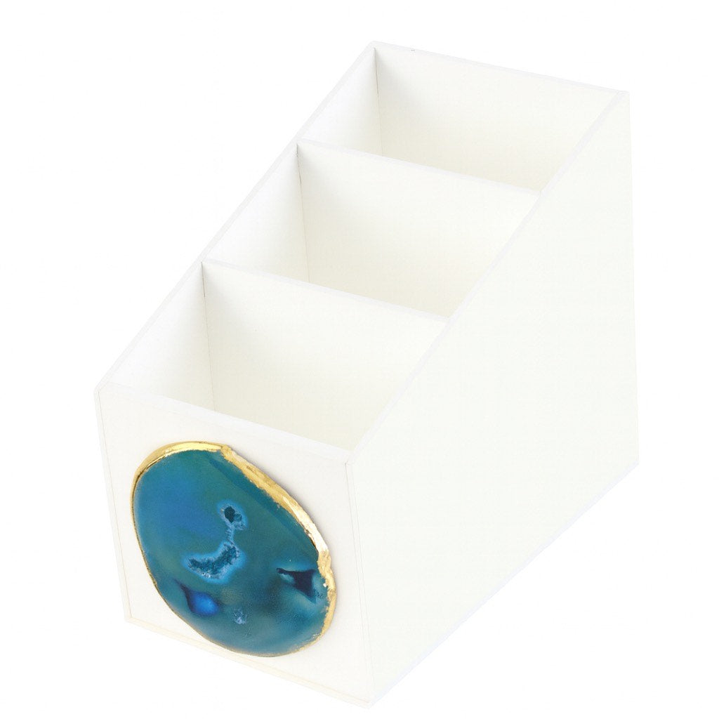 The Legacy Agate Remote Organizer in White