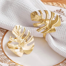 Load image into Gallery viewer, The Leaf Set of Two Napkin Rings
