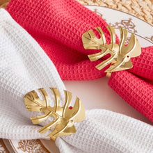 Load image into Gallery viewer, The Leaf Set of Two Napkin Rings
