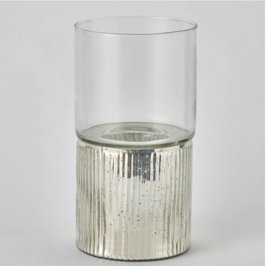 The Silver Pillar Candle Holder