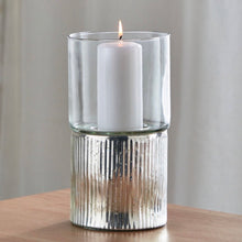 Load image into Gallery viewer, The Silver Pillar Candle Holder
