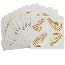 Load image into Gallery viewer, The Golden Leaf Pack of 20 Napkins

