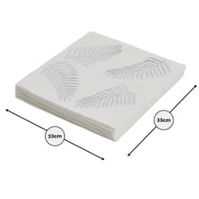 Load image into Gallery viewer, The Silver Leaf Pack of 20 Napkins

