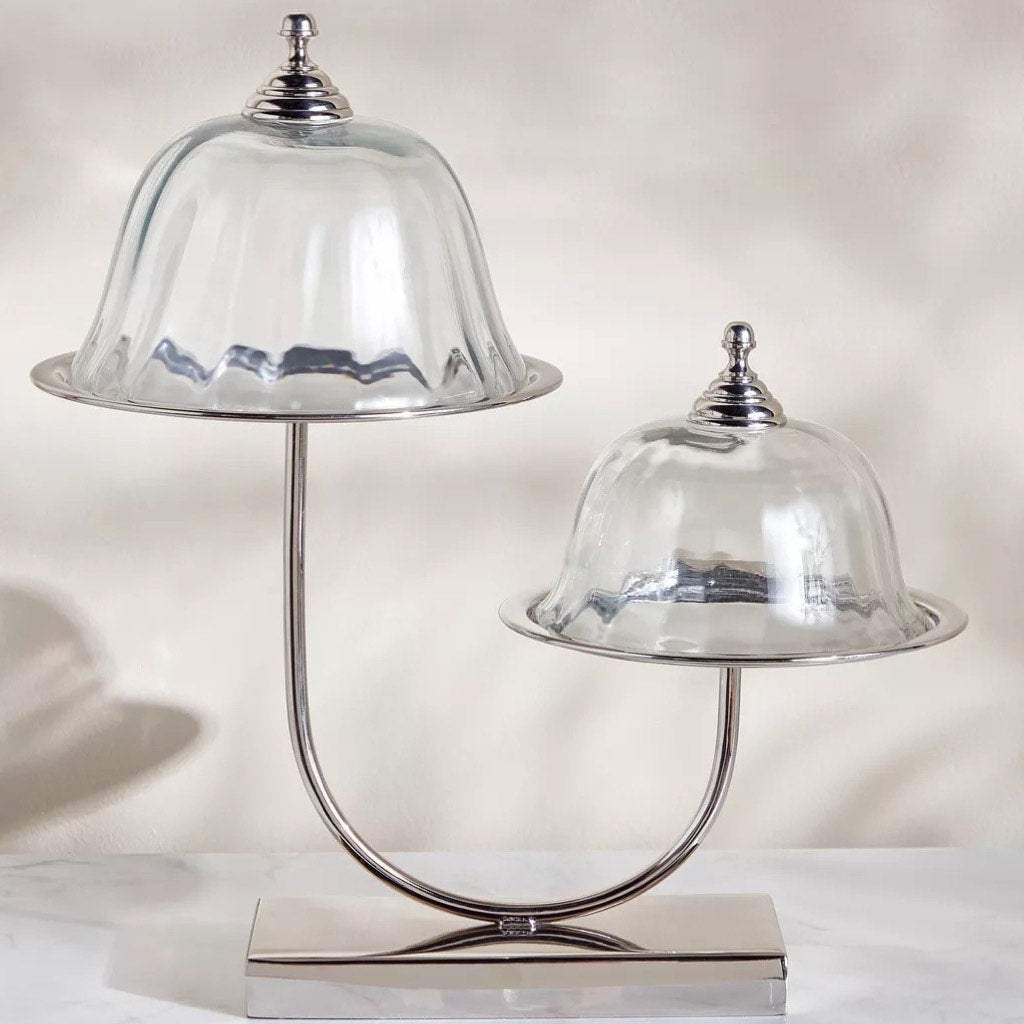 The Grande Continental Duo Cake Stand