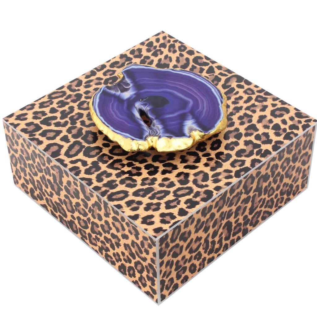 L'animal By MAWD Tea Bag/Nut Box with Purple Agate