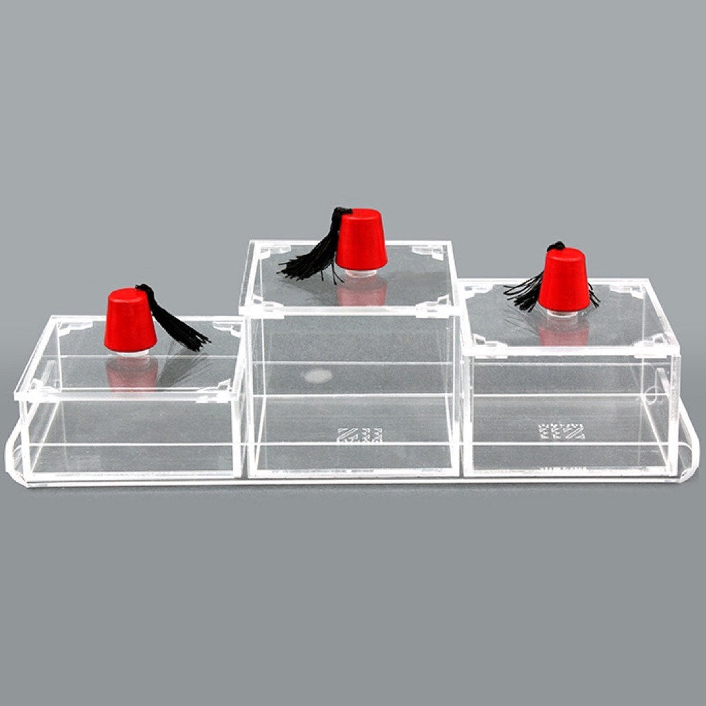 The Tarbouche Three Compartment Snack Serving