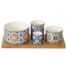 Load image into Gallery viewer, The Marrakesh Collection: The Five Piece Appetizer/Tea Condiment Set
