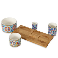 Load image into Gallery viewer, The Marrakesh Collection: The Five Piece Appetizer/Tea Condiment Set
