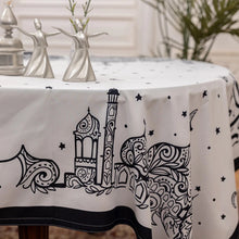 Load image into Gallery viewer, The Lailaty Black Rectangular Table Cloth
