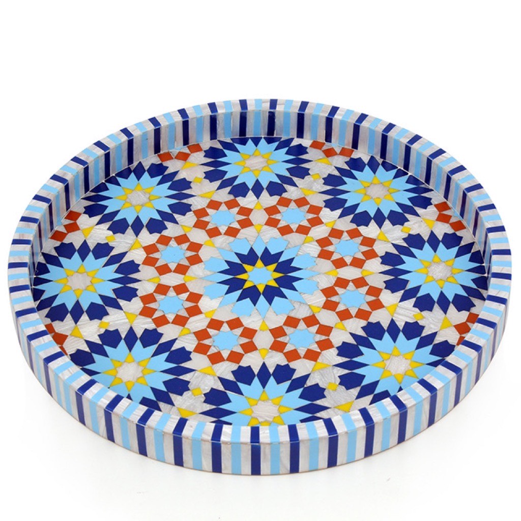 The Marrakesh Collection: The Mouassine Sadaf Tray