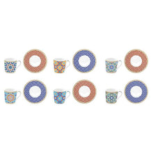 Load image into Gallery viewer, The Marrakesh Collection: The Box of Six Espresso Cups &amp; Saucers
