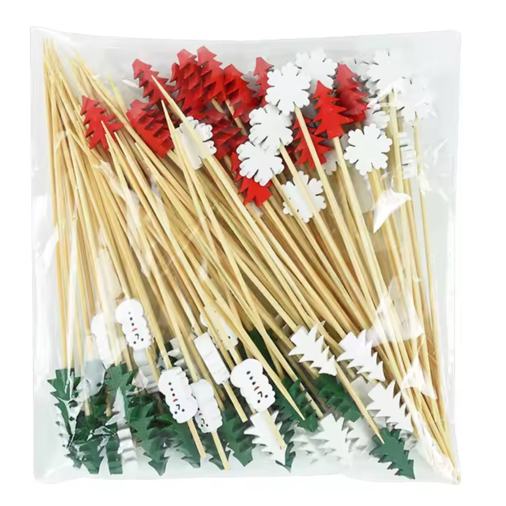 Christmas Medley Pack of 50 Food Sticks