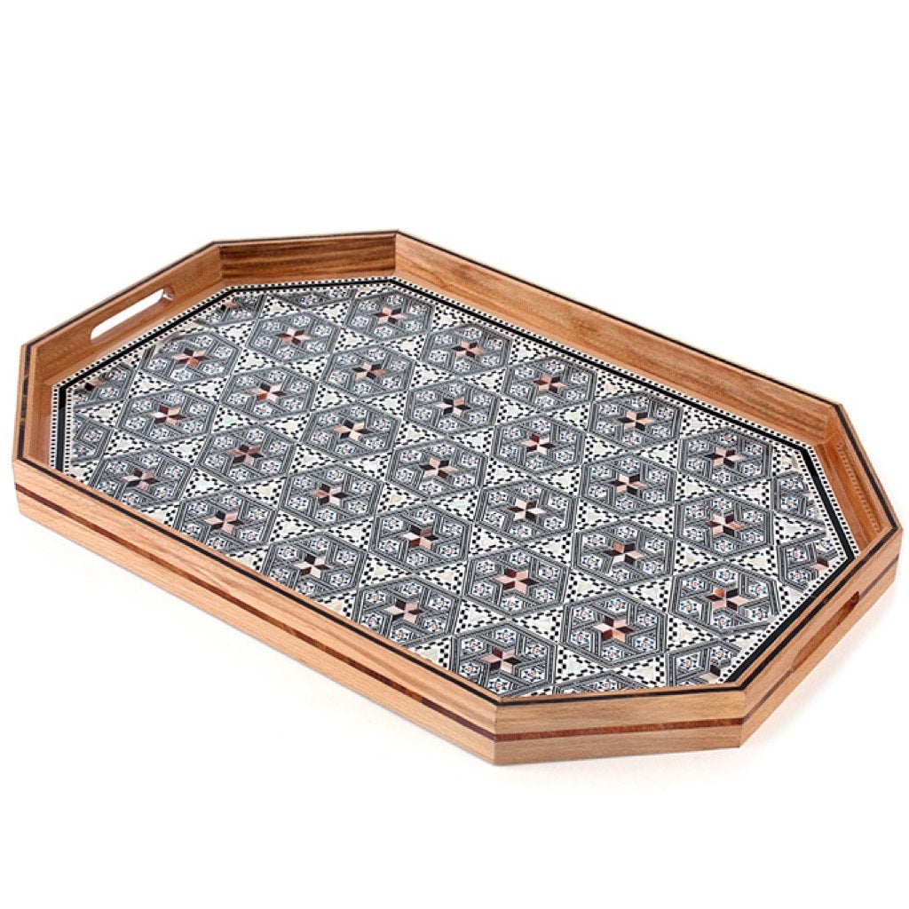 The Classic Sadaf Hexagon Tray