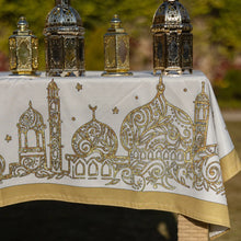 Load image into Gallery viewer, The Lailaty Gold Square Table Cloth
