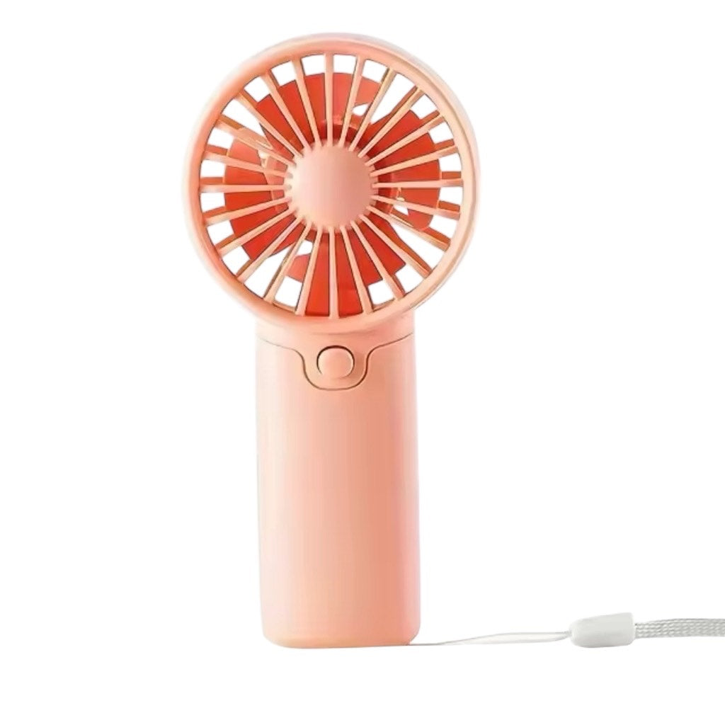 Battery Operated Hand Held Fan in Pink