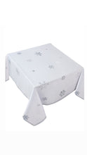 Load image into Gallery viewer, The Silver Snowflake Table Cloth
