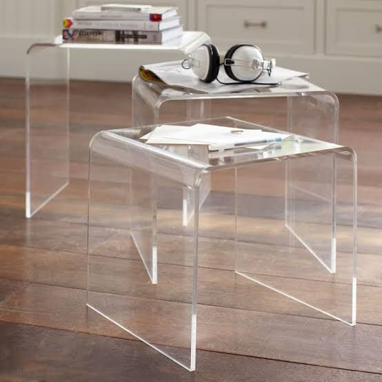 The Plexiglass Nesting Tables