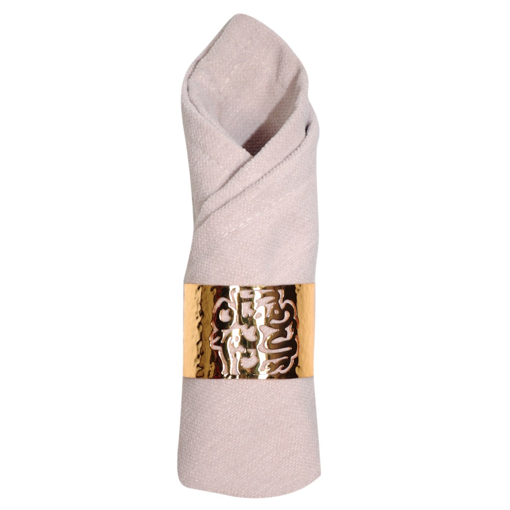 The رمضان كريم Napkin Ring In Gold