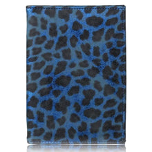 Load image into Gallery viewer, The Blue Animal Print Passport Cover
