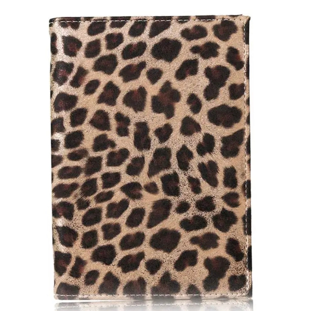 The Beige Animal Print Passport Cover