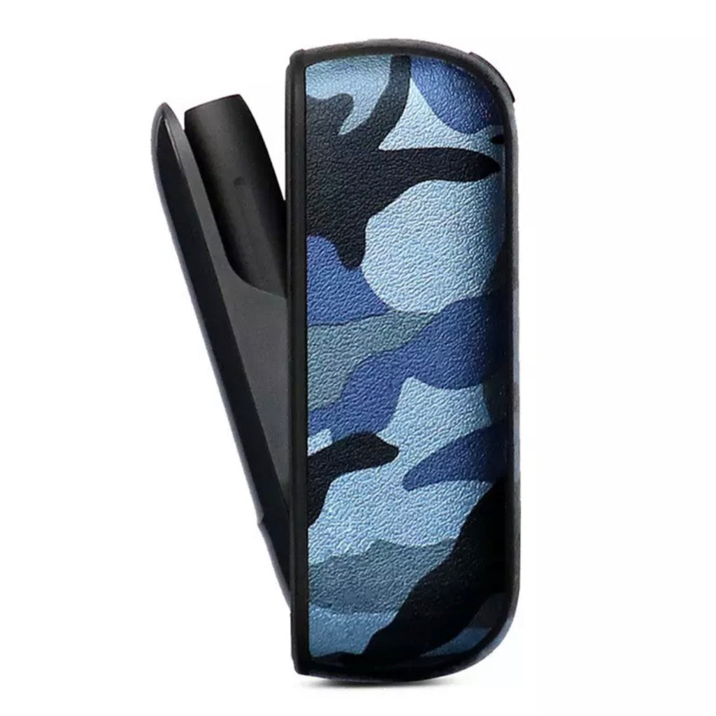 PU Leather Case For Icos 3 In Blue Army Print