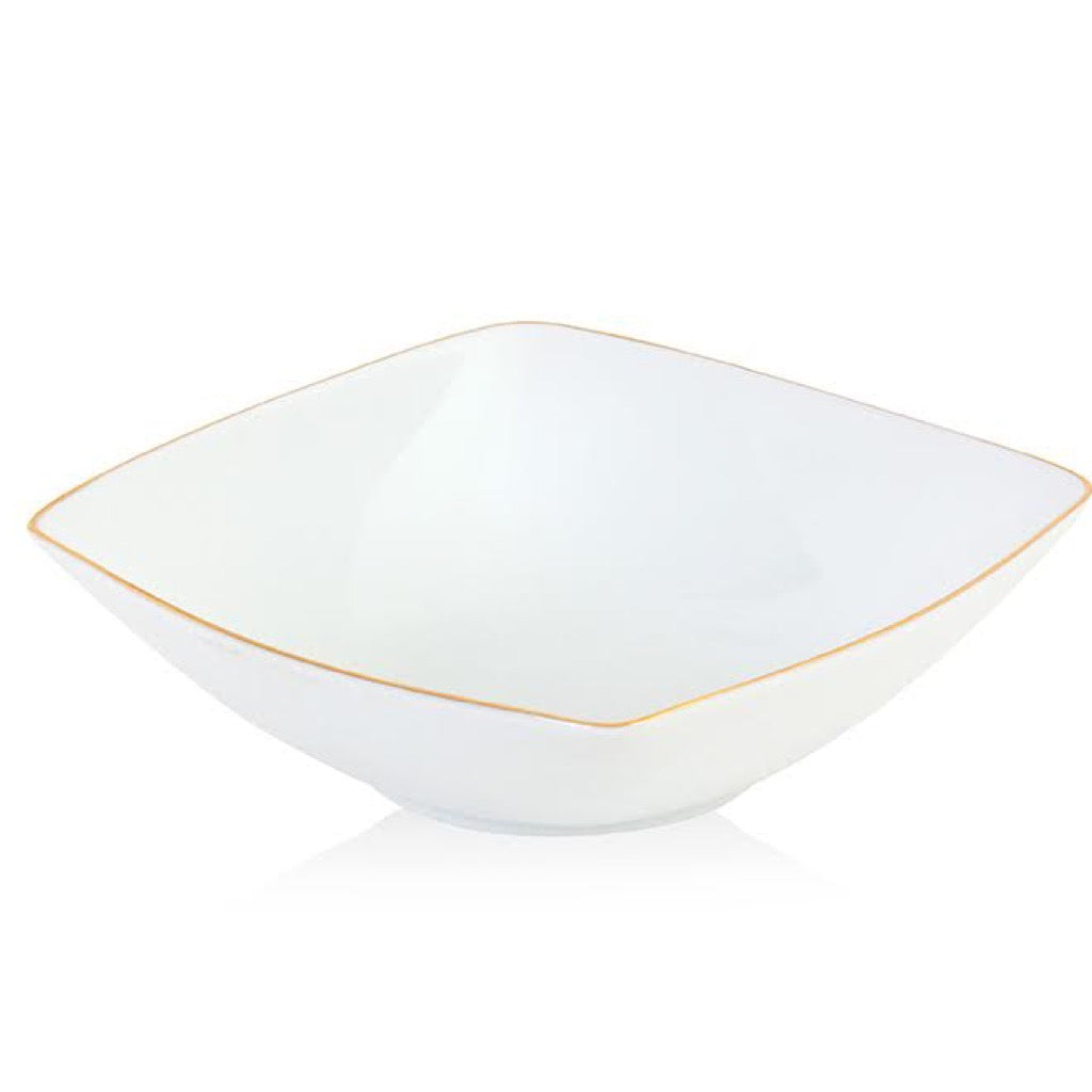 The Gold Rim Serving Bowl