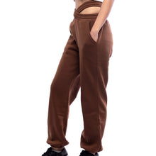 Load image into Gallery viewer, The Cut Out Sweatpants in Brown
