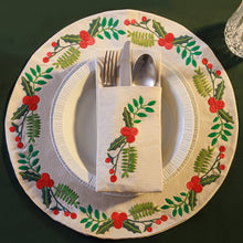 Load image into Gallery viewer, The Mistletoe Cutlery Sleeve Set Of Six
